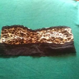 Cheetah print bandeau