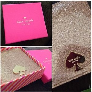 💁👛 BNIB Kate Spade Small Glitter Stacy Wallet