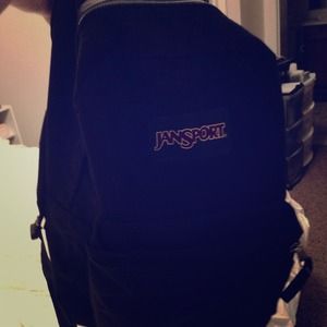 Black Jansport backpack
