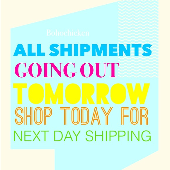 SHIPPING TOMORROW!!!!!