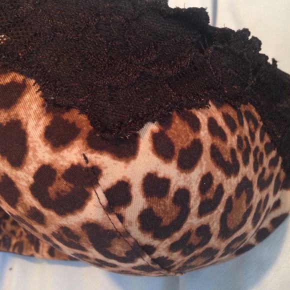 Soma 34 C Cheetah/Lace Bra - Picture 2 of 3