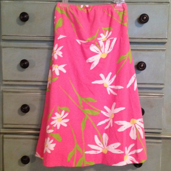 Lilly Pulitzer strapless dress