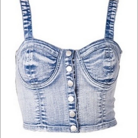 Denim Bustier - Picture 2 of 4