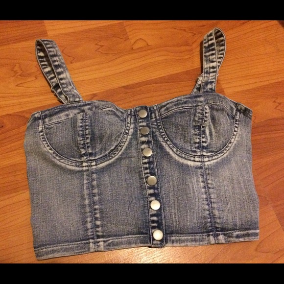 Denim Bustier - Picture 3 of 4