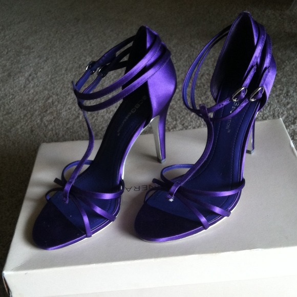 BCBG purple heels