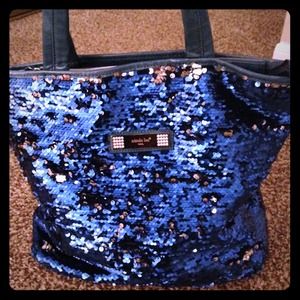 Nicole Lee Blue Sequined Bag 💙