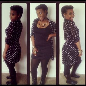 Sheer dress cardigan