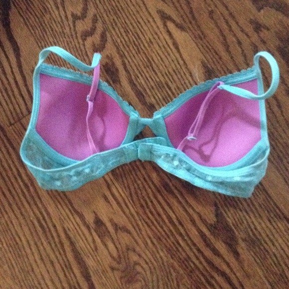 Blue + Hearts Bra - Picture 2 of 2