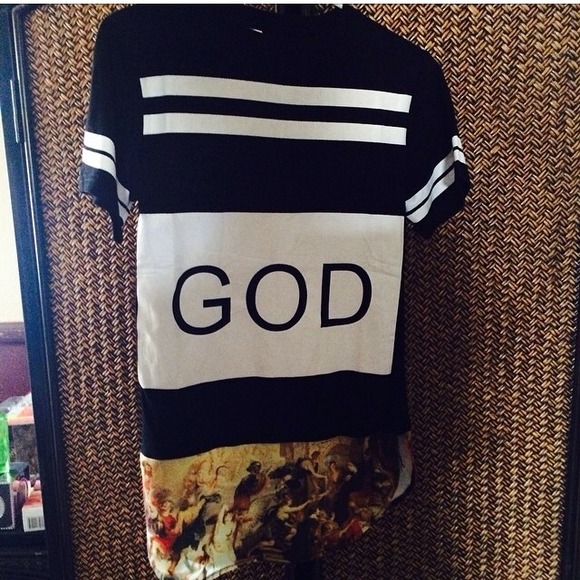 New never worn GOD shirt Kanye west style 2014