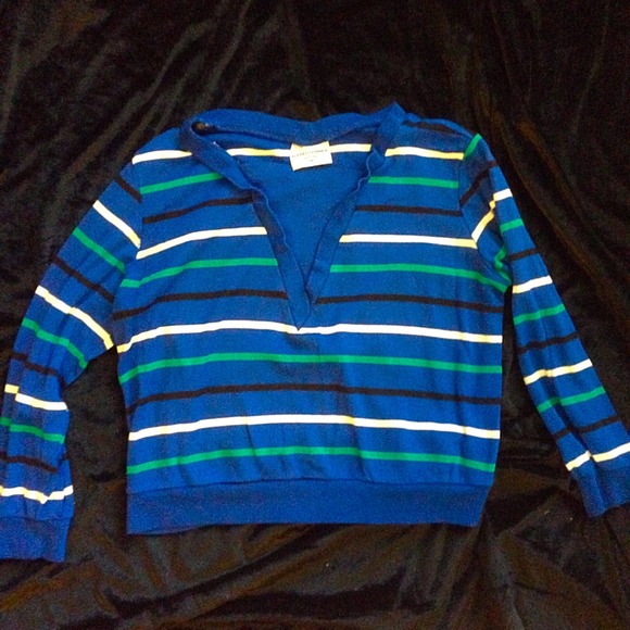 🌻🌻Striped blue sweater