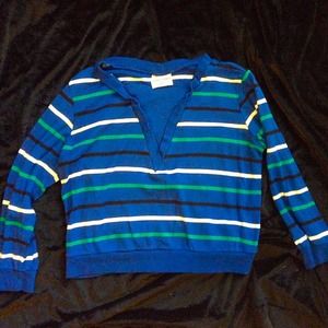 🌻🌻Striped blue sweater