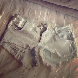 Ripped short shorts from brandy Melville
