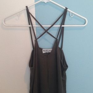 Urban Outfitters Project Social T Green Tank Top
