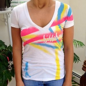 Billabong neon t-shirt. Size M