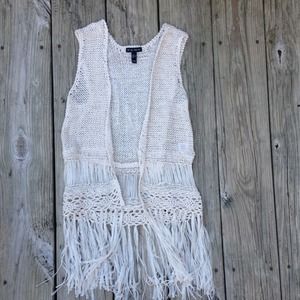 Cream cardigan