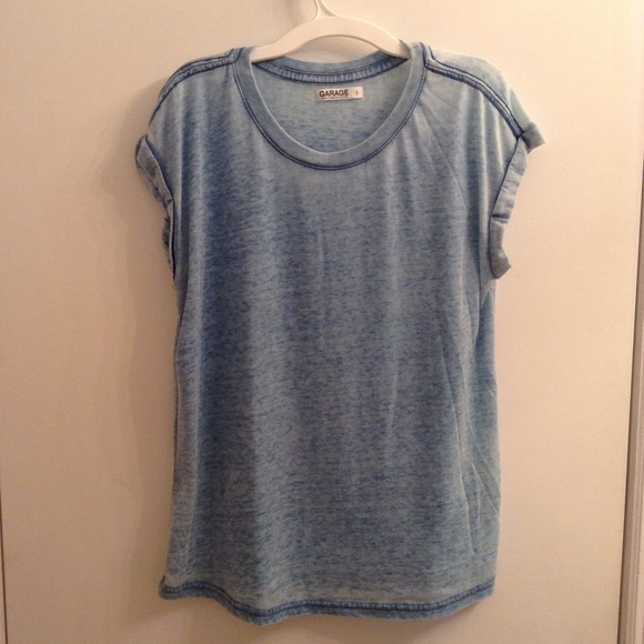 Blue Mineral Wash Tee
