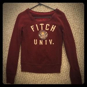 Abercrombie & Fitch red sweater