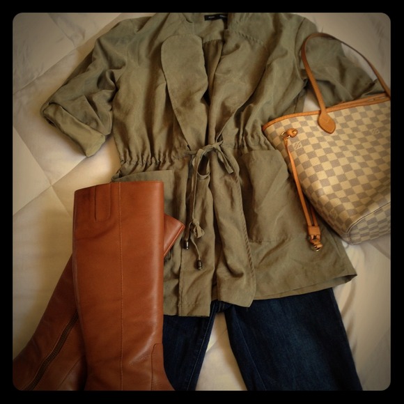 Military Inspired Olive Green Jacket