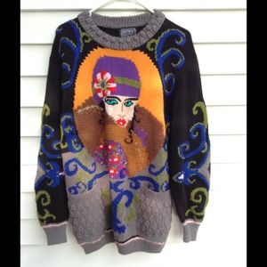 Vintage berek hand knitted sweater
