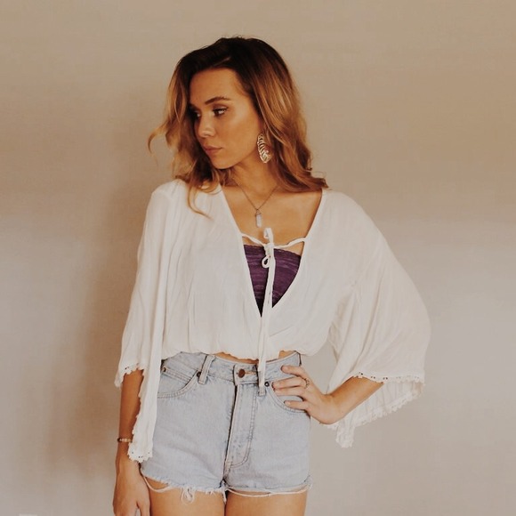 SOLD NWT Cotton Candy Peasant Top