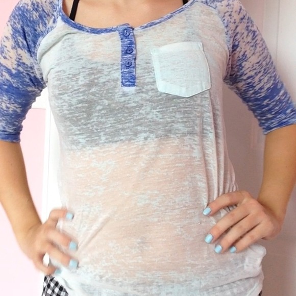 Burnout Pocket Baseball Tee
