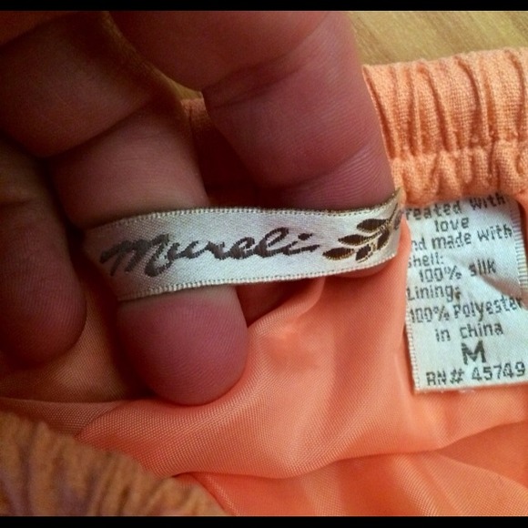 PRETTY PEACH LINED PANTS - Picture 3 of 4