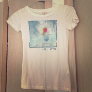 Hollister white tee