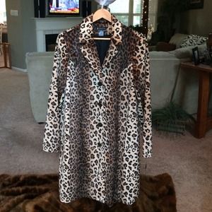 Brand New INC Leopard Coat. Size XL.