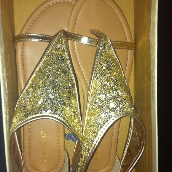 Sequin sandals