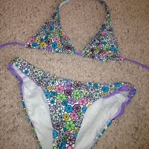 Floral swim suit