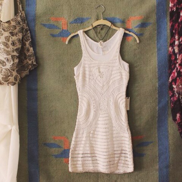 SOLD NWT Lovers + Friends Crochet Cove Dress