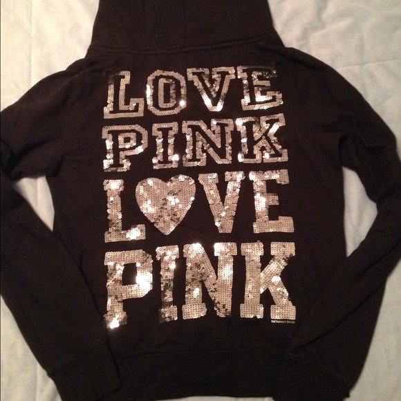 Black Victoria's Secret sequin jacket