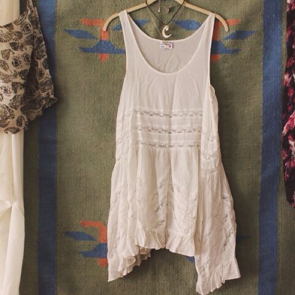 NWOT FP Voile and Lace Trapeze Slip