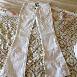 Flare white Lucky Brand jeans