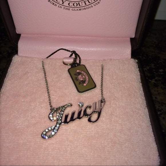 Juicy Couture "Juicy" necklace