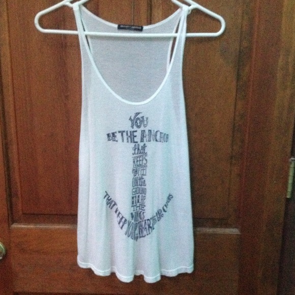 Brandy Melville Tops - Anchor tank top