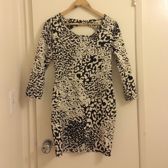 Animal print dress