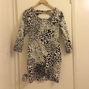 Animal print dress