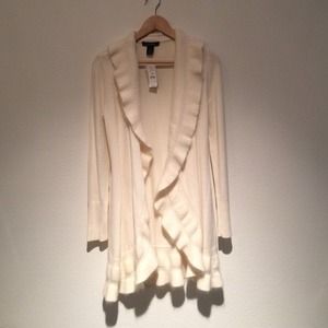 White House Black Market Lambswool Cardigan