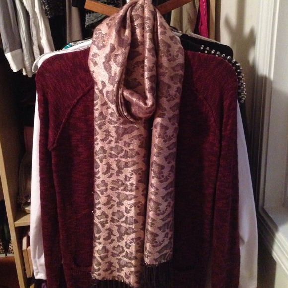 Animal print scarf