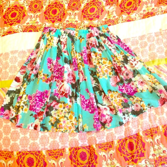 Brandy❤️ Floral Skirt