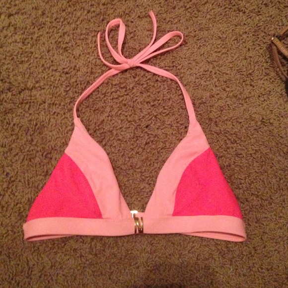 Victoria's Secret Color Block Swim Top - Picture 1 of 4