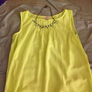 Lime Green Loft tank top