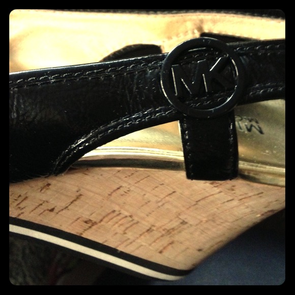 Michael Kors Wedge Cork Heels - Picture 1 of 4
