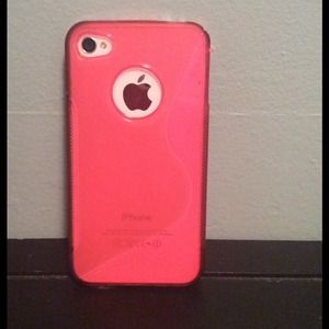 IPhone 4S Pink See Through Phone case