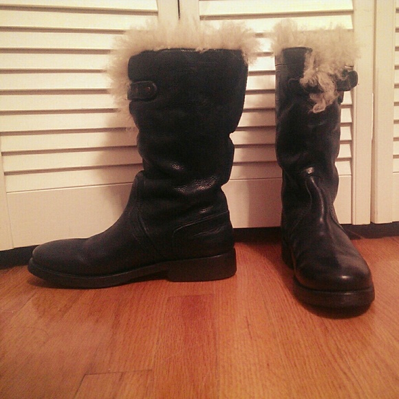 Burberry Prorsum Leather Explorer Boots