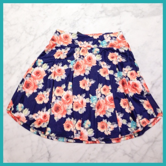 Dresses & Skirts - Ponte Floral Skater Skirt