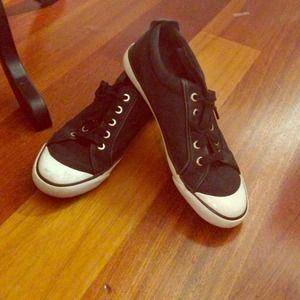 coach  black tennis sneakers