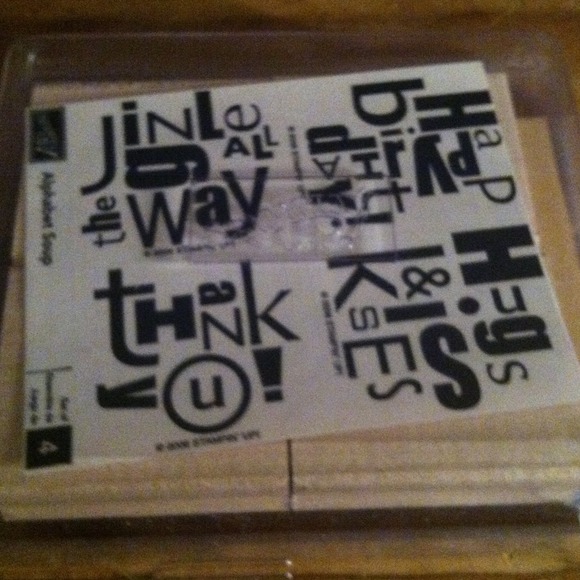 Set up 4 - brand new- scrap booking stamps