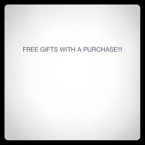 Free Gifts for any purchase for the next week!